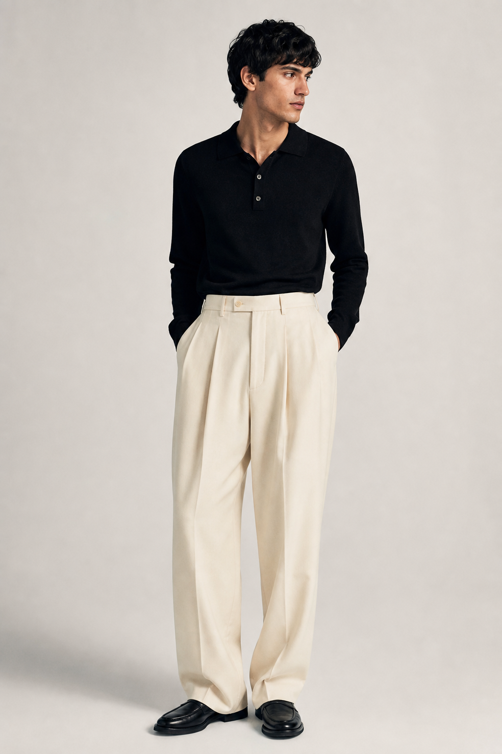 Wide-leg trousers