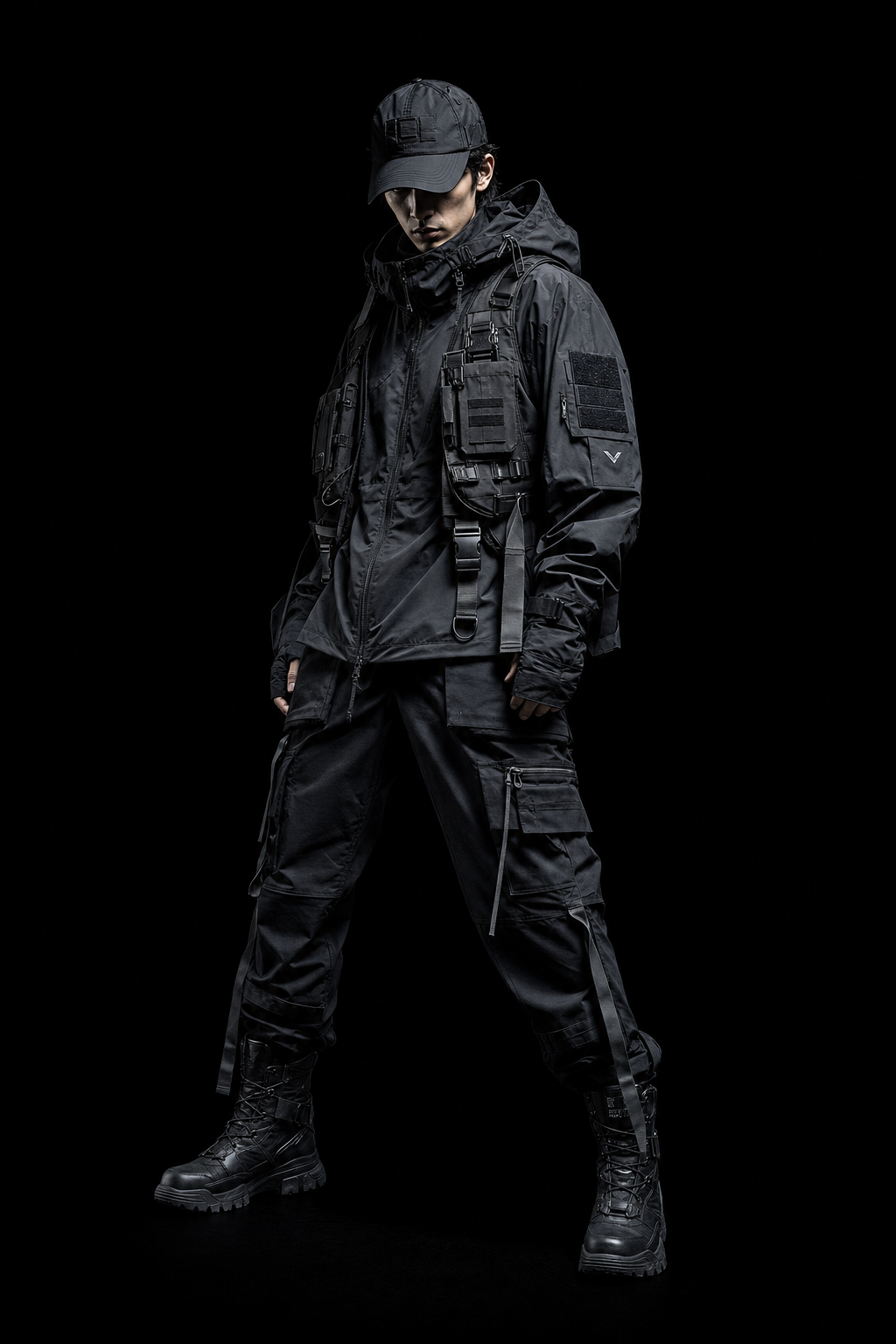 Techwear lookbook full kit system