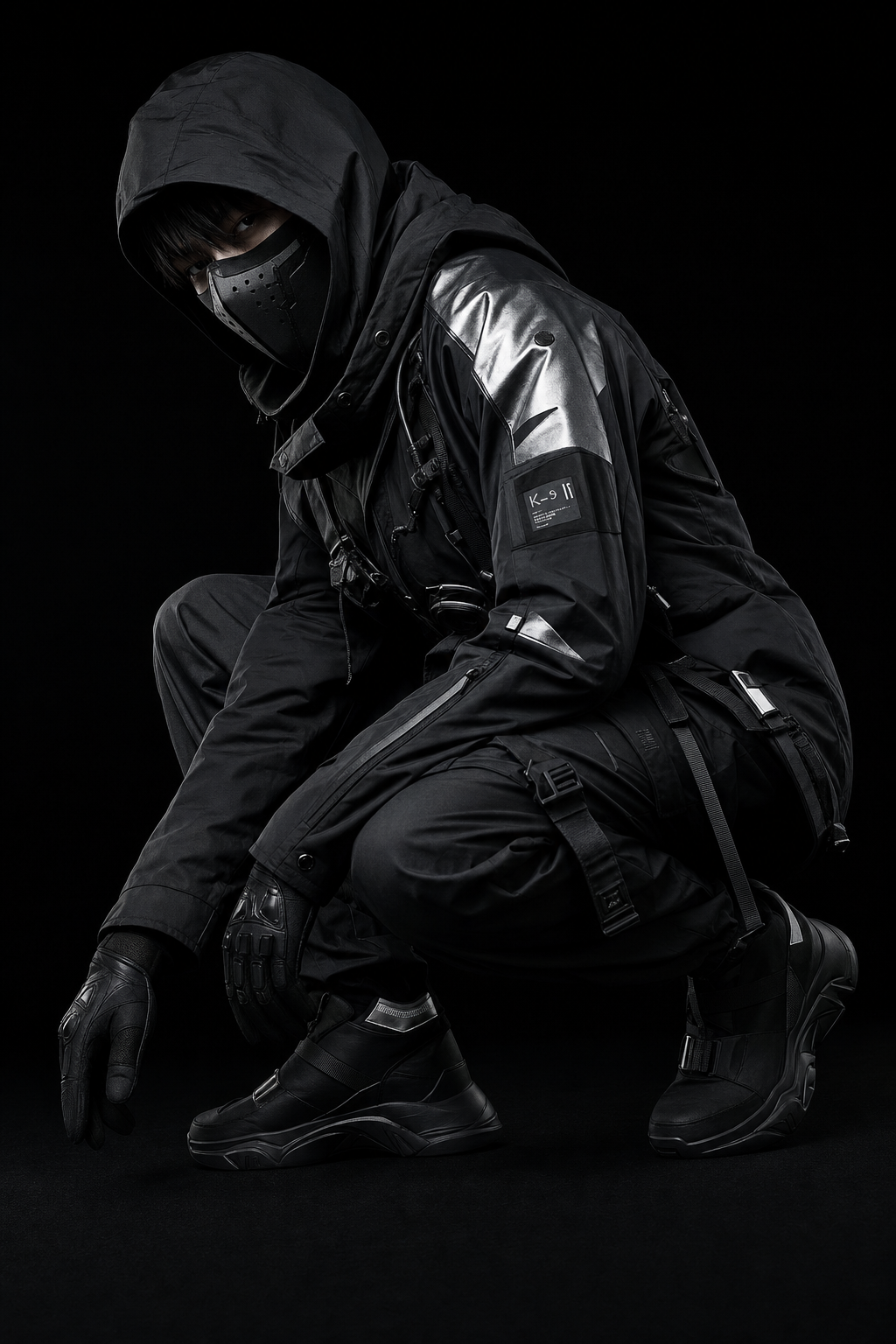 Technical layers in motion lookbook